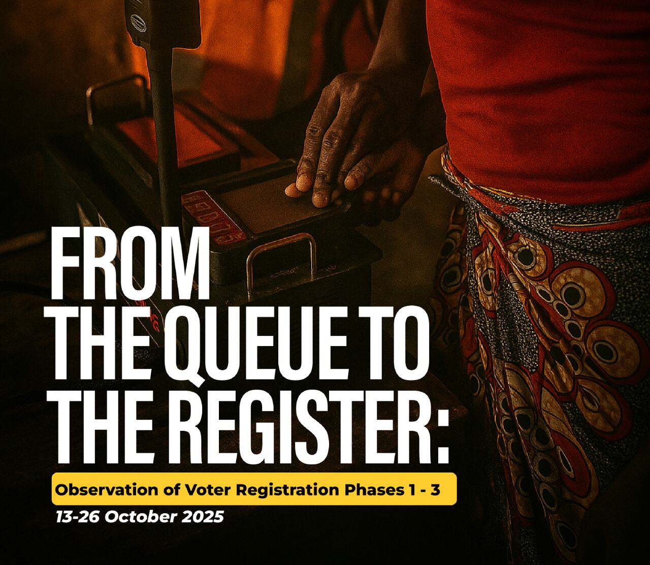 Read more about the article Observation of Voter Registration Phases 1 – 3_Report